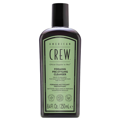 AMERICAN CREW Men's Pre-Styler Forming Shampoo for Textured & Curly Hair, Anti-Frizz & Curl Defining, With Jojoba Oil, Vegan, 8.5 fl oz Avelisse