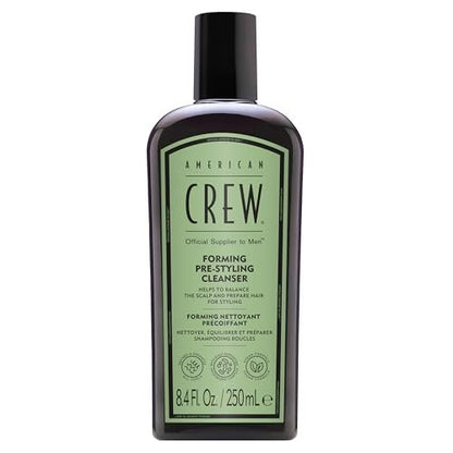 AMERICAN CREW Men's Pre-Styler Forming Shampoo for Textured & Curly Hair, Anti-Frizz & Curl Defining, With Jojoba Oil, Vegan, 8.5 fl oz Avelisse