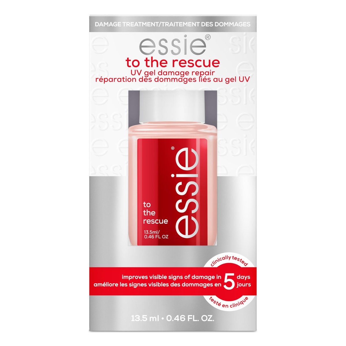 essie Nail Care To The Rescue UV Gel Damage Repair Base Coat - Nail Repair Treatment, 0.46 fl oz - görsel 1