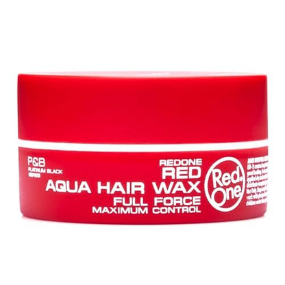 Redone Hair Wax Red 150ml | Ultra Hold & Maximum Control | High Shine Styling Wax for Men & Women | Edge Control & Non-Sticky Finish | Strawberry Scent
