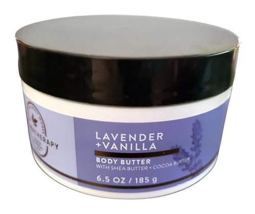 Bath and Body Works Lavender Vanilla Aromatherapy Body Butter – 6.5 oz Avelisse
