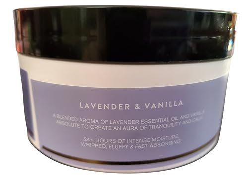 Bath and Body Works Lavender Vanilla Aromatherapy Body Butter – 6.5 oz Avelisse