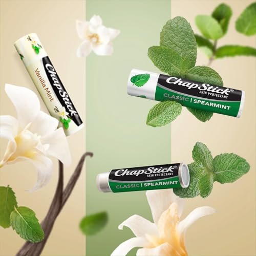 ChapStick Lip Balm Mint Favorites 5-Pack: Vanilla Mint, Minty Delight, Peppermint & 2 Classic Spearmint - görsel 8