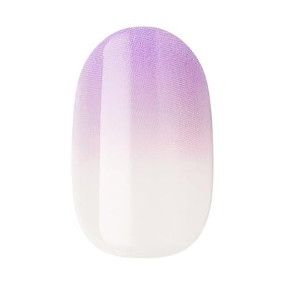 imPRESS Color Ombre Press On Nails - 'Take A Chance' Purple Short Oval - PureFit Technology & Super Hold Adhesive - 30 Nails Set
