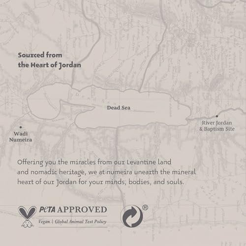 Numeira Dead Sea Mud Mask for Face & Body with Trace Minerals - Pore Reducer, Acne Treatment, Hydrating Facial Mask - Harvested from Jordan - görsel 4