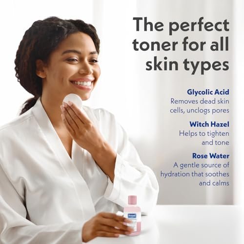 Dermasil AHA Glycolic Acid Toning Solution 3-Pack – Exfoliating Toner for Face with Rose Water, Witch Hazel, and Hyaluronic Acid, 4 Oz Each - görsel 10