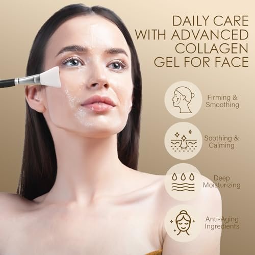 MOSRROU Microcurrent Conductive Gel - Hydrating Collagen Leave-On Primer with Hyaluronic Acid, Snail Mucin & Centella Asiatica, Fragrance-Free, Paraben-Free, 6.8 Fl Oz Avelisse