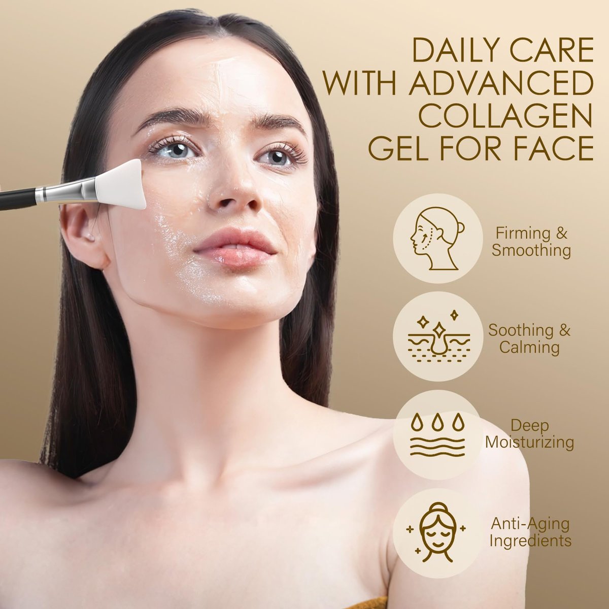 MOSRROU Microcurrent Conductive Gel - Hydrating Collagen Leave-On Primer with Hyaluronic Acid, Snail Mucin & Centella Asiatica, Fragrance-Free, Paraben-Free, 6.8 Fl Oz Avelisse