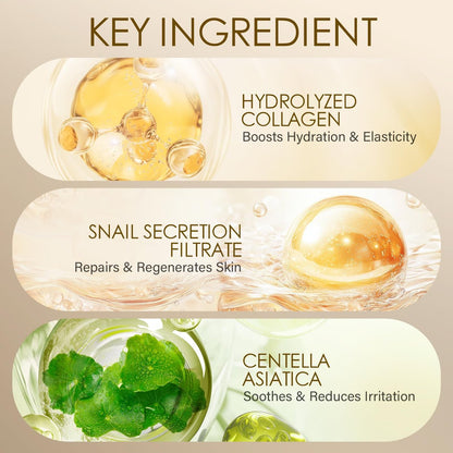 MOSRROU Microcurrent Conductive Gel - Hydrating Collagen Leave-On Primer with Hyaluronic Acid, Snail Mucin & Centella Asiatica, Fragrance-Free, Paraben-Free, 6.8 Fl Oz Avelisse