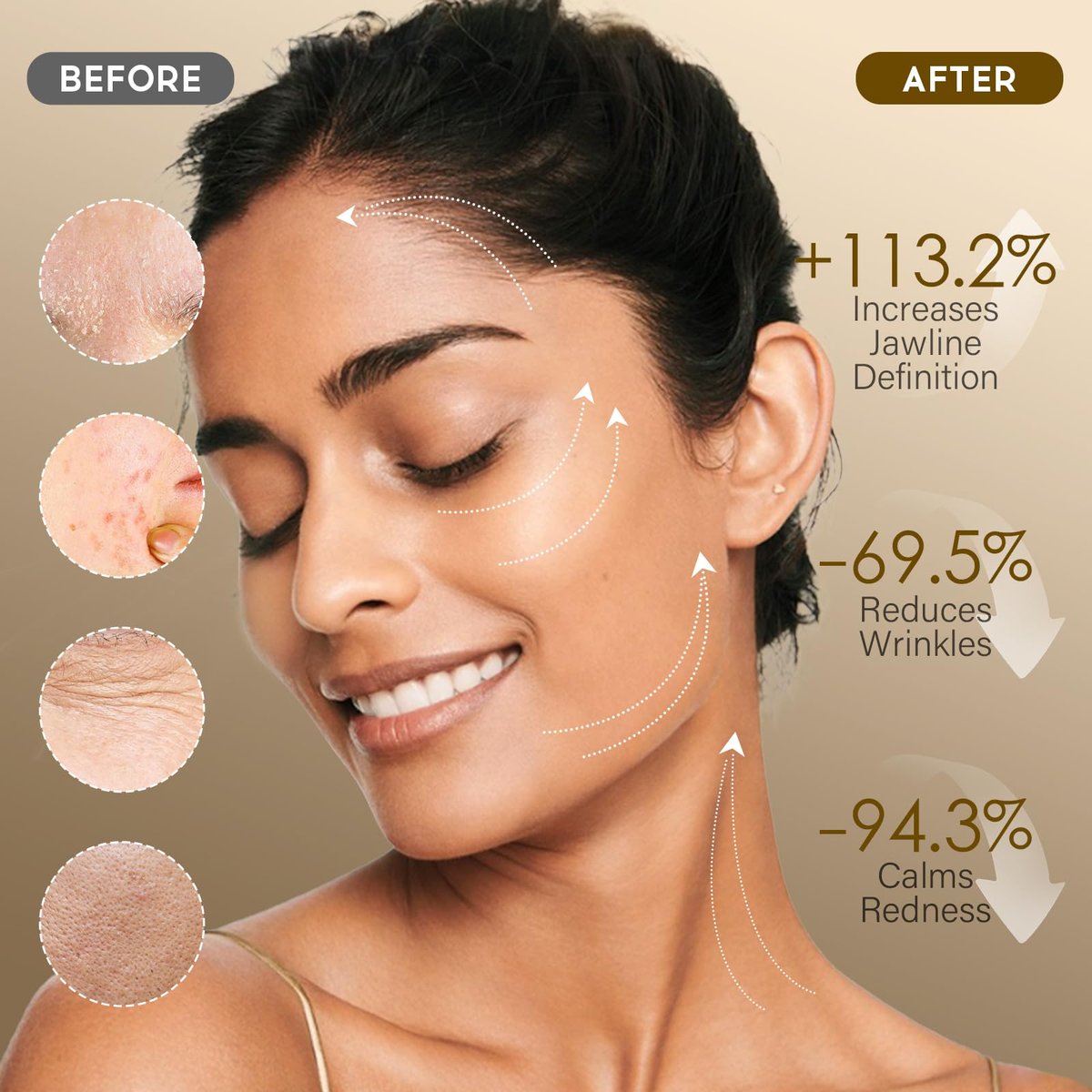 MOSRROU Microcurrent Conductive Gel - Hydrating Collagen Leave-On Primer with Hyaluronic Acid, Snail Mucin & Centella Asiatica, Fragrance-Free, Paraben-Free, 6.8 Fl Oz Avelisse