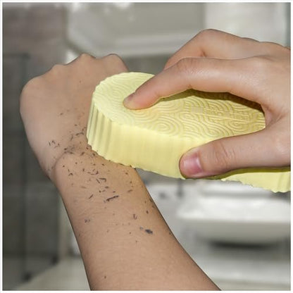 Magic Exfoliating Bath Sponge (2-Pack) – 3D Super Soft Exfoliating Sponge for Adults, Children & Pregnant Women | Reusable Alternative to Exfoliating Gloves