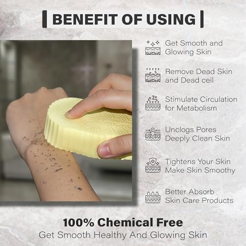 Magic Exfoliating Bath Sponge (2-Pack) – 3D Super Soft Exfoliating Sponge for Adults, Children & Pregnant Women | Reusable Alternative to Exfoliating Gloves - görsel 6