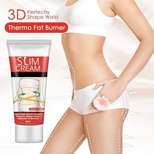 2 Pack Hot Cream - Slimming Fat Burning Cream for Belly, Waist, & Buttocks | Moisturizing Firming Cream for Women & Men | Goodbye Cellulite | 60ml Each - görsel 6