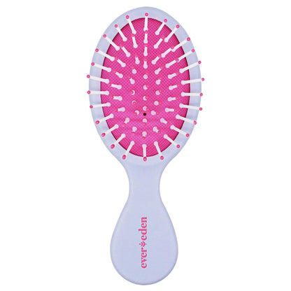 Evereden Kids Detangling Brush – Pain-Free Hair Brush for Toddlers & Children, Ergonomic Grip, Nylon Bristles for All Hair Types (Purple)