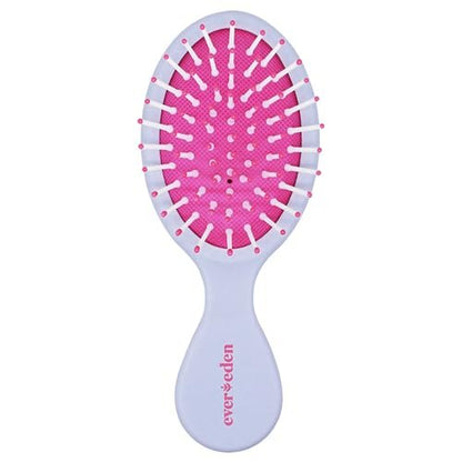 Evereden Kids Detangling Brush – Pain-Free Hair Brush for Toddlers & Children, Ergonomic Grip, Nylon Bristles for All Hair Types (Purple)