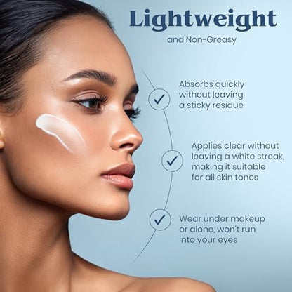 Clear Choice Sport Shield SPF 45 Mineral Sunscreen & Moisturizer – Non-Greasy Broad-Spectrum Face & Body SPF with Micronized Zinc Oxide, No White Cast, Dermatologist Recommended, 2 oz Avelisse