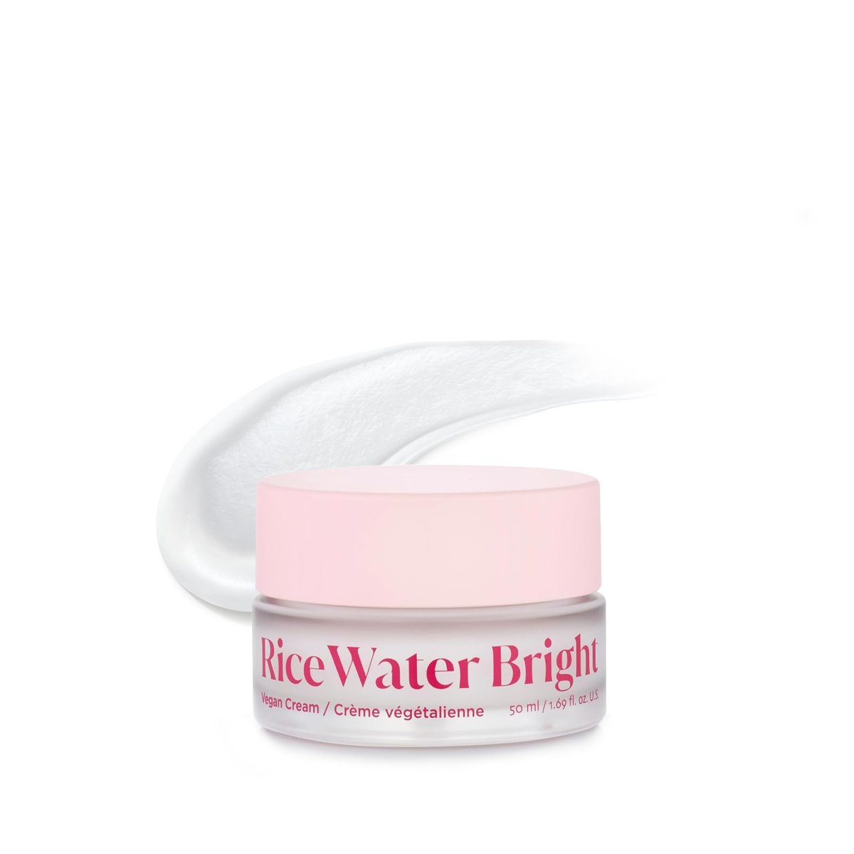The Face Shop Rice Water Bright Vegan Cream – Instant Moisturization, Quick-Absorbing, Brightening Face Moisturizer with Rice Water, Niacinamide & Hyaluronic Acid - Korean Skin Care Avelisse