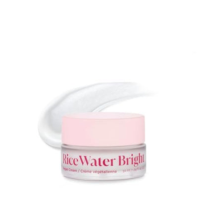 The Face Shop Rice Water Bright Vegan Cream – Instant Moisturization, Quick-Absorbing, Brightening Face Moisturizer with Rice Water, Niacinamide & Hyaluronic Acid - Korean Skin Care Avelisse