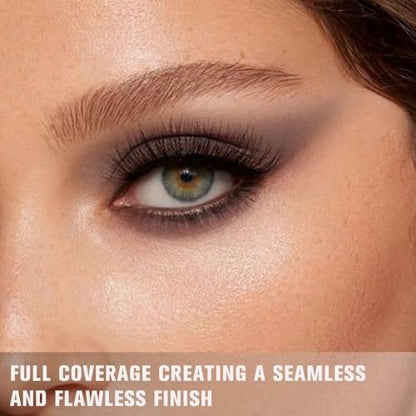 FangTangDI Monochrome Matte Eyeshadow Palette for Mature Skin - Oil-Control, Long-Lasting, Cruelty-Free - 03# Matte Gray-B