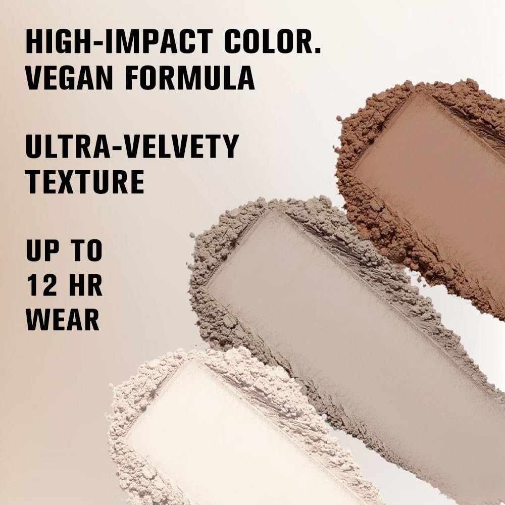 FangTangDI Monochrome Matte Eyeshadow Palette for Mature Skin - Oil-Control, Long-Lasting, Cruelty-Free - 03# Matte Gray-B - görsel 11
