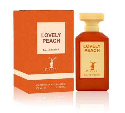 Maison d'Orient LOVELY PEACH 100ml Eau de Parfum Eternal Collection | Luxurious Peach, Rum, Vanilla Fragrance