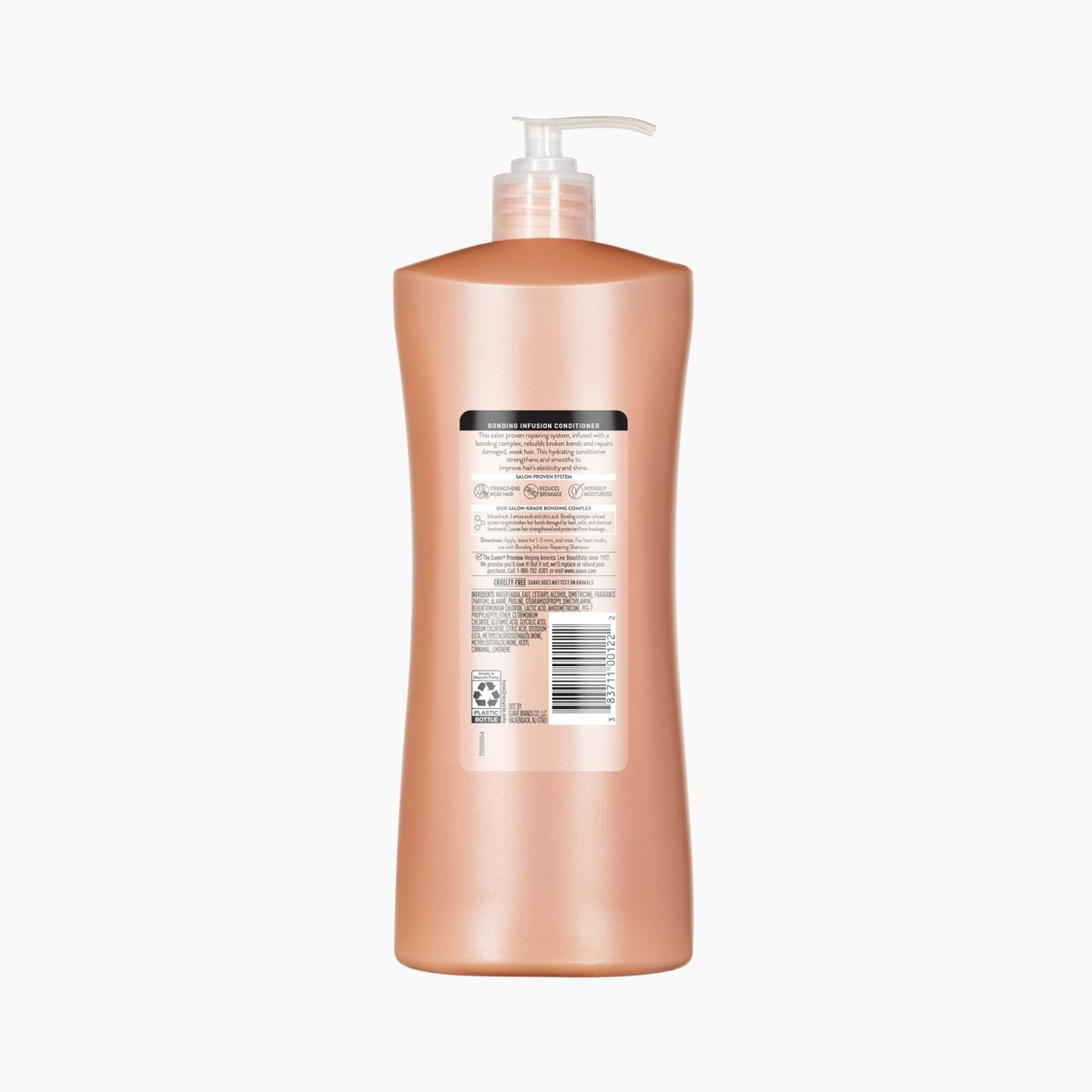 Suave Bonding Infusion Repairing Conditioner, Infused with Bonding Complex, Restorative for Weak or Damaged Hair, 28 oz Pump (Pack of 4) Avelisse