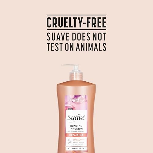 Suave Bonding Infusion Repairing Conditioner, Infused with Bonding Complex, Restorative for Weak or Damaged Hair, 28 oz Pump (Pack of 4) Avelisse