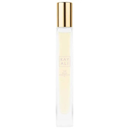 KAYALI Yum Boujee Marshmallow 81 Eau de Parfum Travel Spray with Bonus Rose Eye Patches Avelisse