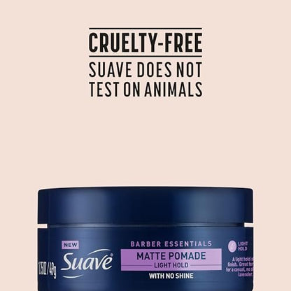 Suave Men's Hair Pomade - Light Hold, No Shine, Frizz Control, 1.75 oz