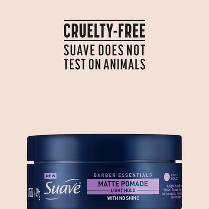 Suave Men's Hair Pomade - Light Hold, No Shine, Frizz Control, 1.75 oz