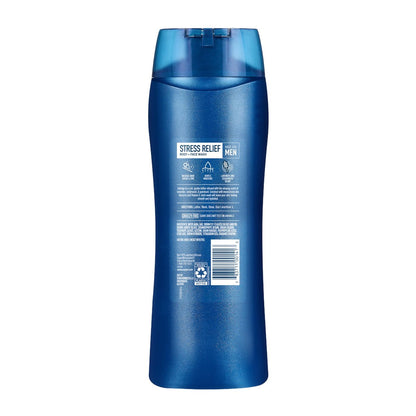Suave Men's Stress Relief Body + Face Wash, Gentle Moisture with Lavender & Cedarwood All Day Fresh Scent, 18 oz (Pack of 6) Avelisse