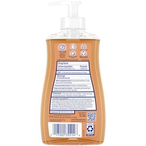 Dial Antibacterial Defense Liquid Hand Soap + Aloe, Sandalwood & Vanilla Scent, 11 Fl Oz (Pack of 12), Dermatologist-Tested Gentle Formula Avelisse