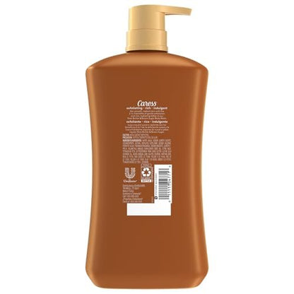 Caress Body Wash Shea Butter & Brown Sugar 2-Pack - Moisturizing Body Wash for Radiant Skin, Exfoliating Body Soap, 30 Fl Oz Avelisse