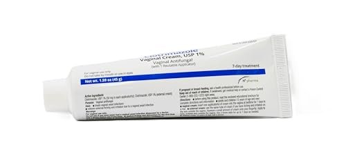 H2 pharma Clotrimazole Cream USP 1% - 1.59 oz Tube with Reusable Applicator, 7-Day Treatment for Athlete's Foot Avelisse