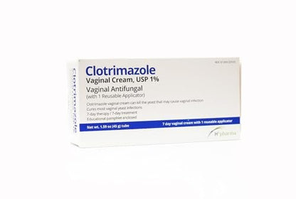 H2 pharma Clotrimazole Cream USP 1% - 1.59 oz Tube with Reusable Applicator, 7-Day Treatment for Athlete's Foot Avelisse