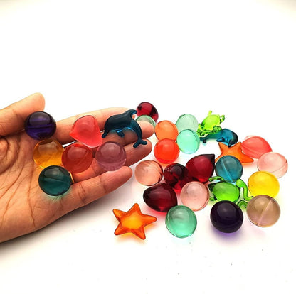 35pcs Set Bath Oil Beads - Floral Fragrance Bath Pearls, Moisturizing Essential Oil for Spa-Like Soaks at Home, Travel, Hotel, Bathtubs Avelisse