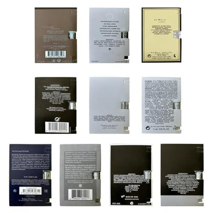Huatsing Men's Designer Fragrance Sampler Cologne Samples Set for Men Travel (10PCS) - Blue Gift Box Avelisse