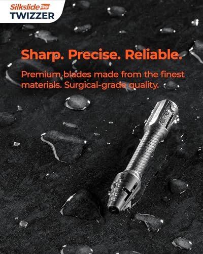 Silkslide TWIZZER Nose & Ear Hair Trimmer – Manual, Battery-Free, Patented Twist Design with German Blades