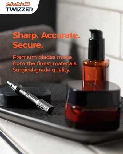 Silkslide TWIZZER Nose & Ear Hair Trimmer – Manual, Battery-Free, Patented Twist Design with German Blades - görsel 18