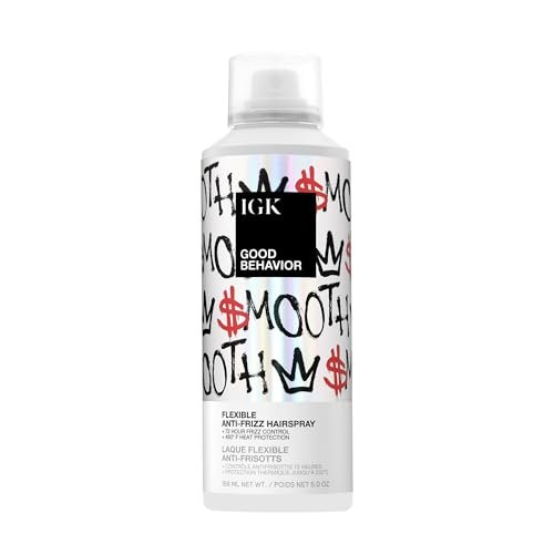 IGK GOOD BEHAVIOR Flexible Hairspray - 5 oz - Lightweight Hold & Shine Avelisse