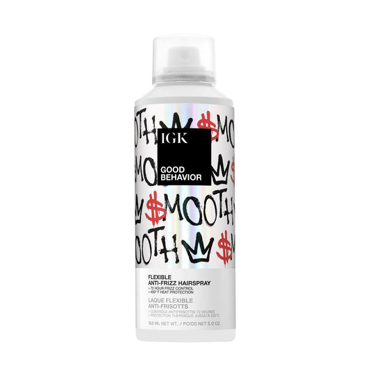 IGK GOOD BEHAVIOR Flexible Hairspray - 5 oz - Lightweight Hold & Shine Avelisse