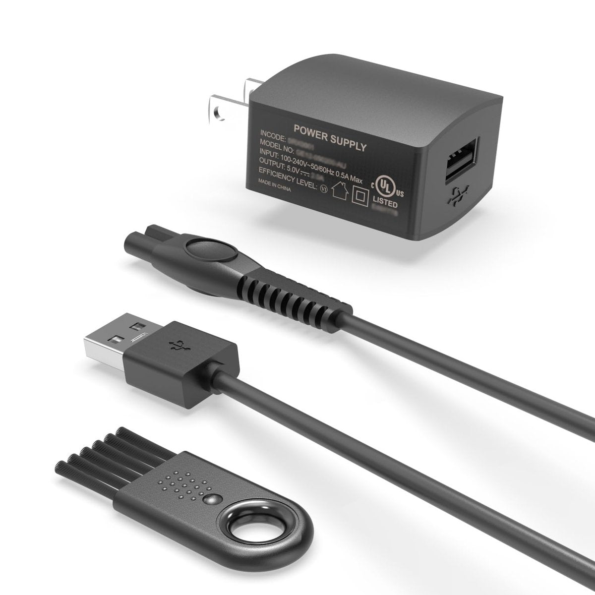 5V UL Charger for Philips Norelco Wet & Dry Electric Shaver & One Blade 360 - görsel 1
