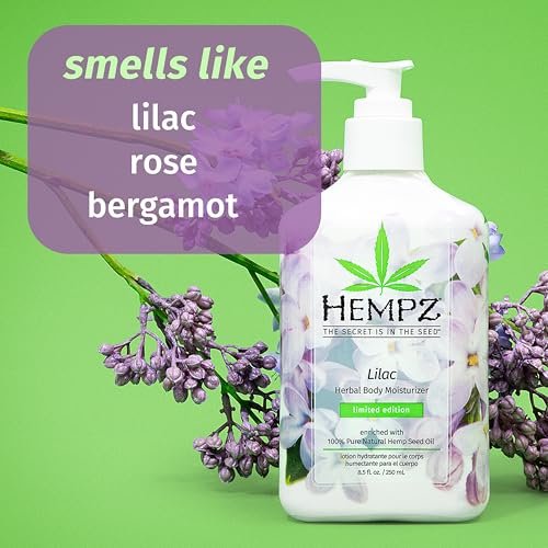 Hempz Limited Edition Lilac Lotion – Hydrating Body Moisturizer for Dry Skin, 8.5 oz - görsel 4