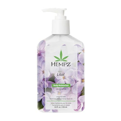 Hempz Limited Edition Lilac Lotion – Hydrating Body Moisturizer for Dry Skin, 8.5 oz