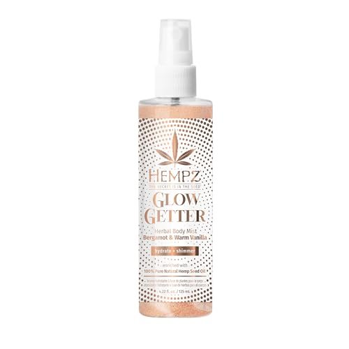 Hempz Glow Getter Hydrating Body Mist with Shimmer - 4.22 oz Avelisse
