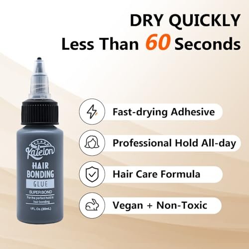 House West Hair Glue for Quick Weave 1oz - Professional Strong Hold, Waterproof & Non-Damaging Bonding Adhesive - görsel 8