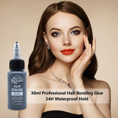 House West Hair Glue for Quick Weave 1oz - Professional Strong Hold, Waterproof & Non-Damaging Bonding Adhesive