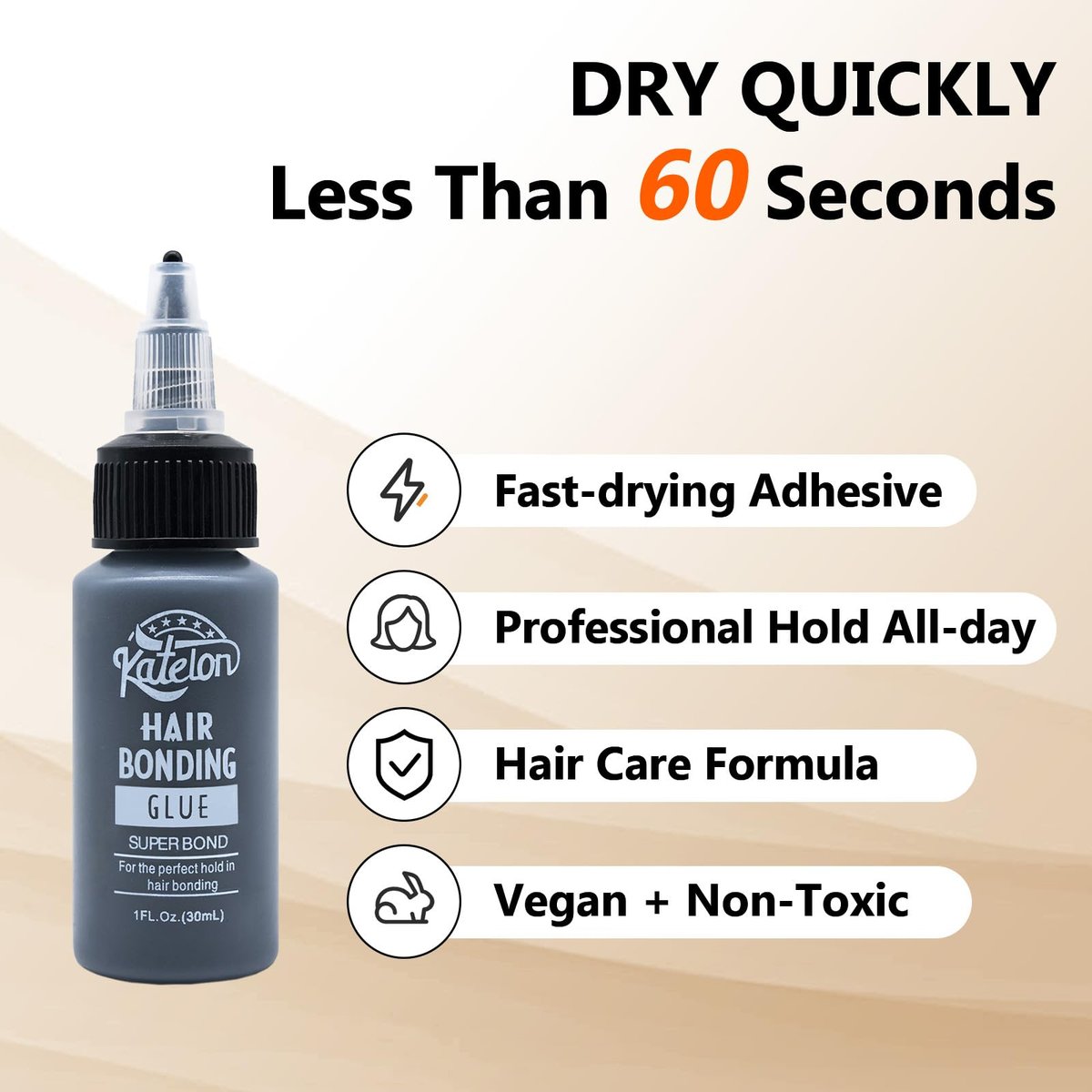 House West Hair Glue for Quick Weave 1oz - Professional Strong Hold, Waterproof & Non-Damaging Bonding Adhesive - görsel 7