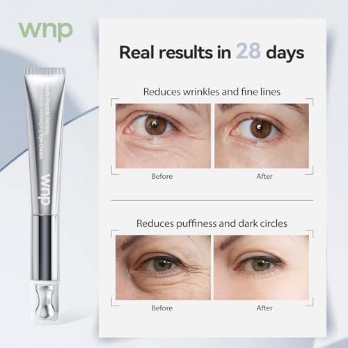 WNP Eye Cream - Multi-Peptide Firming Eye Tightener, Anti-Aging Eye Cream for Puffiness and Bags Under Eyes, 0.53 oz Avelisse