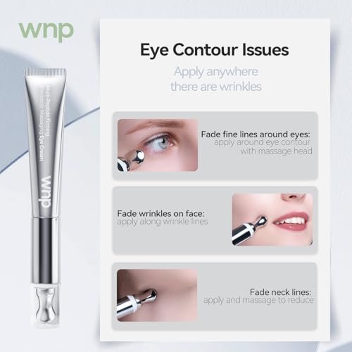 WNP Eye Cream - Multi-Peptide Firming Eye Tightener, Anti-Aging Eye Cream for Puffiness and Bags Under Eyes, 0.53 oz Avelisse